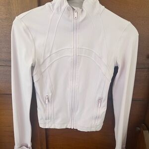 lululemon athletica Light Pink cropped define jacket